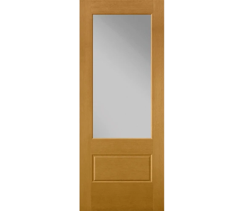 High Point 3 Quaters Light Fiberglass Entry Door