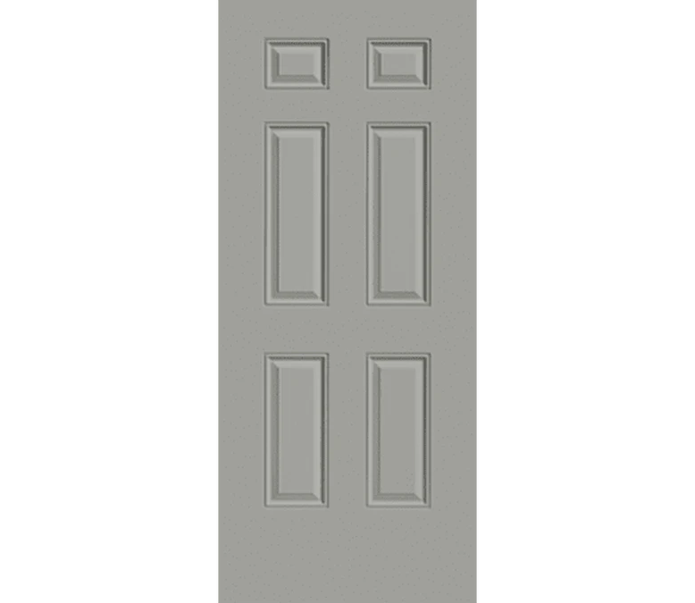 High Point 6 Panel Steel Entry Door