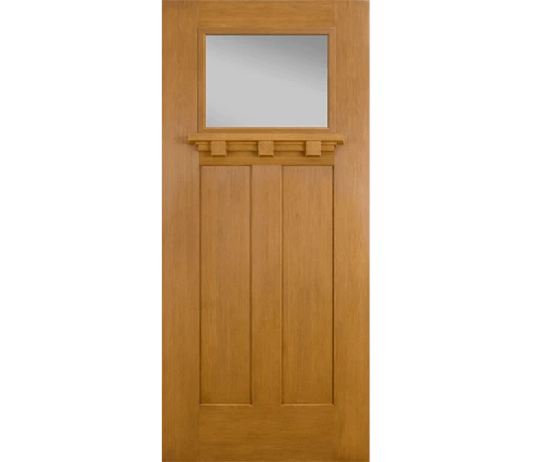 High Point Craftsman Light Fiberglass Entry Door