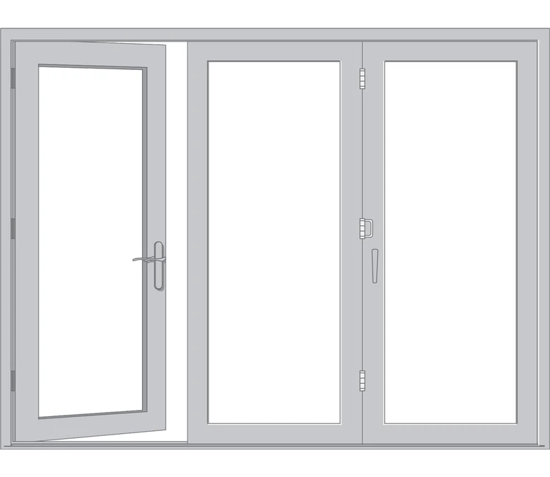 High Point Pella Architect Reserve Series Contemporary Bifold Patio Door