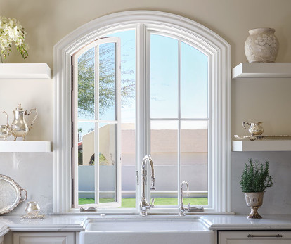 High Point Casement Window